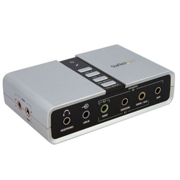 Imagen de STARTECH - TARJETA DE SONIDO 7.1 USB EXT. ADAPTADOR CONVERSOR PUERTO SPDIF.