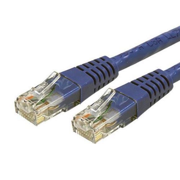 Imagen de STARTECH - CABLE 22.8M GIGABIT ETHERNET RED CAT6 UTP RJ45 MOLDEADO AZUL .