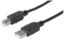 Imagen de PAQ. C/5 - IC - CABLE USB A-B 1.8M IMPRESORA NEGRO