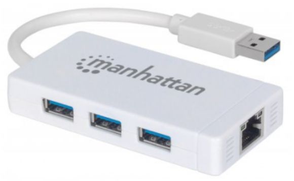 Imagen de IC - TARJETA RED GB USB V3.0 MAS HUB 3 PTOS MH