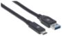 Imagen de IC - CABLE USB-C V3.1 C-A 3.0M NEGRO
