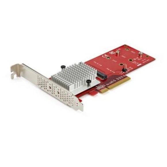 Imagen de STARTECH - TARJETA ADAPTADORA PCIE 3.0 CON DOBLE X8 PARA M.2 SSD