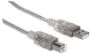 Imagen de PAQ. C/5 - IC - CABLE USB A-B 1.8M IMPRESORA PLATA