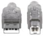 Imagen de PAQ. C/5 - IC - CABLE USB A-B 1.8M IMPRESORA PLATA