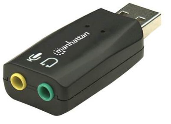 Imagen de IC - ADAPTADOR CONVERTIDOR TARJETA SONIDO 5.1 USB A 3.5MM
