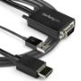Imagen de STARTECH - CABLE ADAPTADOR DE VGA A HDMI DE 2M CON AUDIO VOA USB 1080P