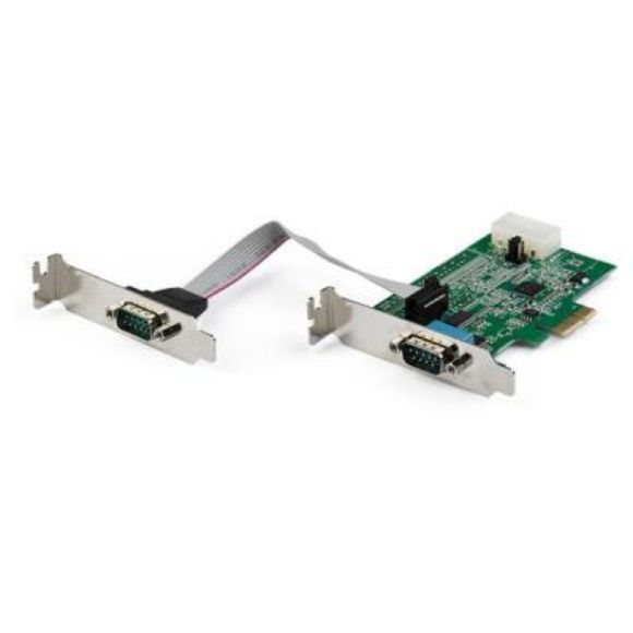 Imagen de STARTECH - TARJETA ADAPTADORA SERIAL RS232 DE 2 PUERTOS CON UART 16950
