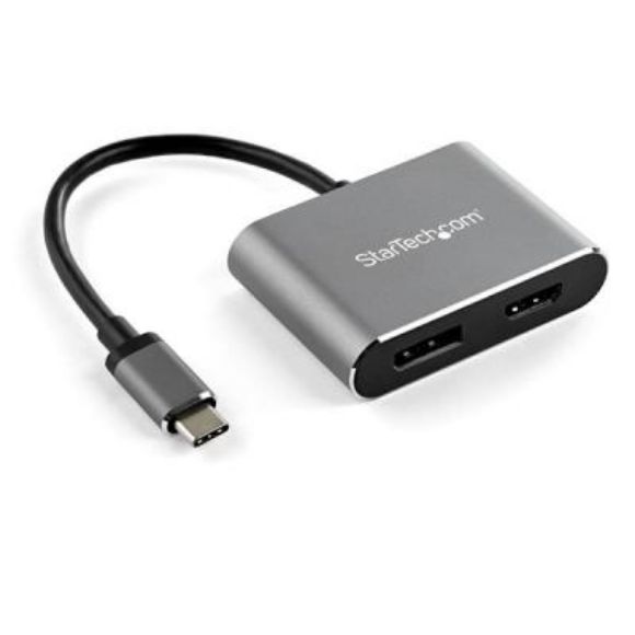 Imagen de STARTECH - ADAPTADOR DE VIDEO MULTIPUERTO S USB-C A HDMI O DP - 4K 60HZ