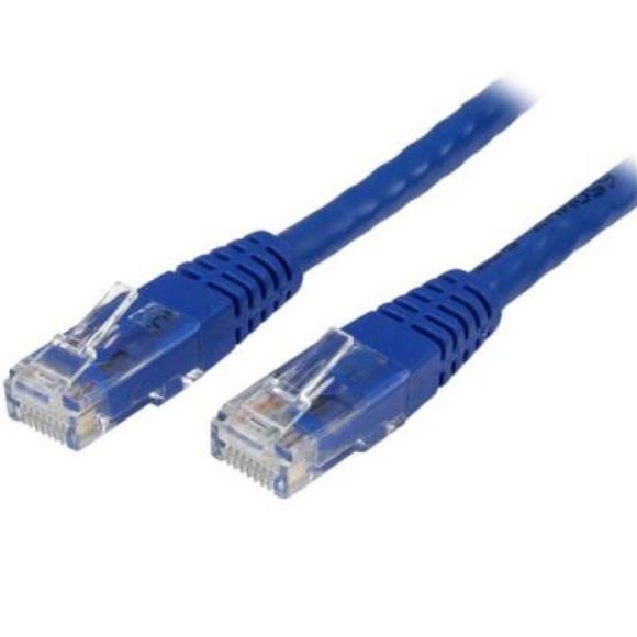 Imagen de STARTECH - CABLE DE RED RJ45 CAT6 AZUL DE 30CM - PACK DE 10 - MOLDEADO