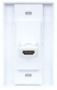 Imagen de PAQ. C/2 - IC - COPLE HDMI BLANCO CON FACEPLATE 1 PUERTO