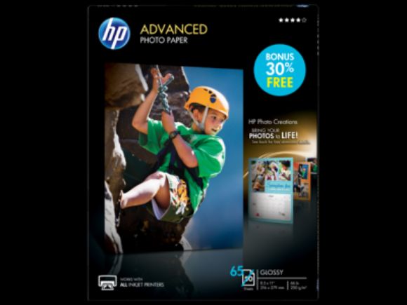 Imagen de HEWLETT PACKARD - PAPEL HP AVANZADO FOT BRILLANTE 50 HOJAS 8.5 X 11IN Q7853A