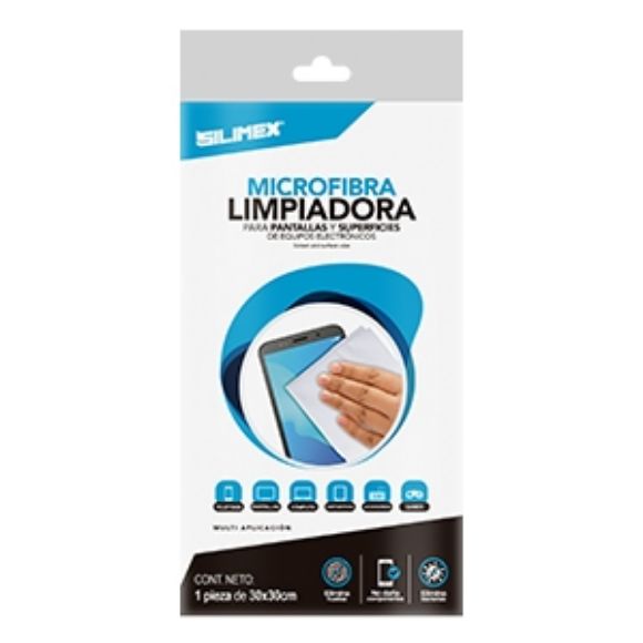 Imagen de PAQ. C/5 - SILIMEX - CAJILLA CON 2 MICROFIBRAS LIMPIADORAS
