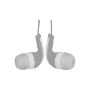 Imagen de PAQ. C/5 - PERFECT CHOICE - AUDIFONOS DE VIAJE IN-EAR CON MICROFONO (GRIS/BLANCO)