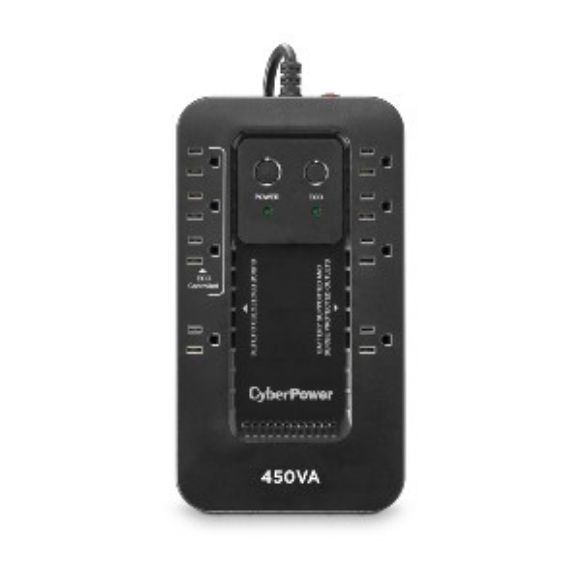 Imagen de CYBER POWER - UPS 450VA 260W STANDBY 8 O NEM 5 15R 3 ANOS DE GARANTIA