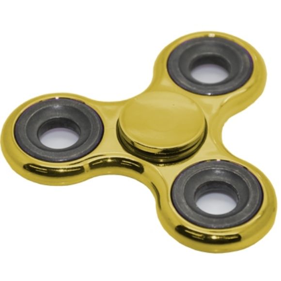 Imagen de PAQ. C/3 - DTC - GENÉRICO - SPINNER ANTIESTRESS BASICO METAL DORADO 