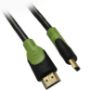 Imagen de PAQ. C/2 - DTC - B-ROBOTIX - CABLE HDMI V1.3, NEGRO/VERDE, 4.0 M