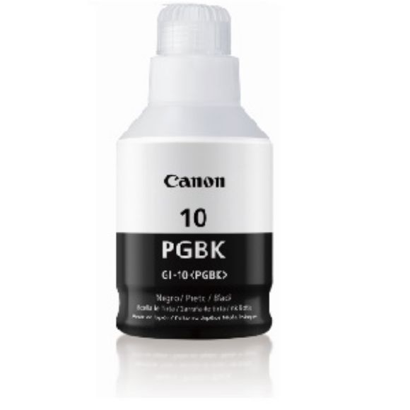 Imagen de CANON - BOTELLA DE TINTA GI-10 PGBK NEGRO 170ML SERIE G TERCERA GENER