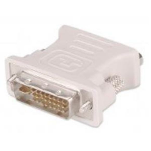 Imagen de PAQ. C/3 - IC - ADAPTADOR CONVERTIDOR DVI-I A VGA HD15 MACHO-HEMBRA