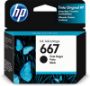 Imagen de HEWLETT PACKARD - TINTA NEGRO HP 667 RENDIMIENTO 120PAGS 3YM79AL