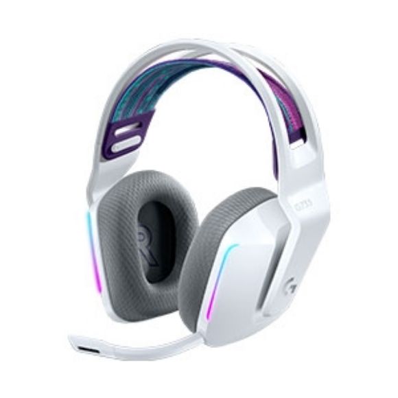 Imagen de LOGITECH - G733 LIGHTSPEED WIRELESS RGB GAMING HEADSET - WHITE