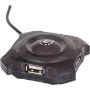 Imagen de PAQ. C/2 - IC - HUB USB 4 PTOS NEGRO ECONOMICO