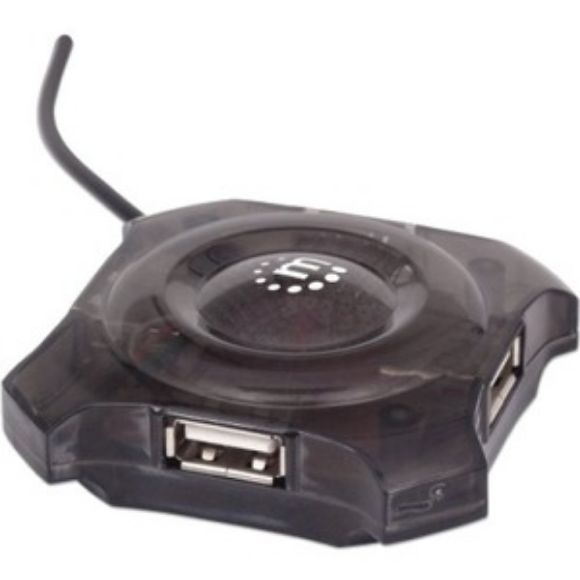 Imagen de PAQ. C/2 - IC - HUB USB 4 PTOS NEGRO ECONOMICO