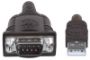 Imagen de MANHATTAN - CONVERTIDOR USB A SERIAL DB9M 1.8M CHIP PL-2303RA