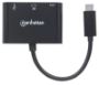 Imagen de MANHATTAN - CONVERTIDOR VIDEO USB-C A HDMI-H + USB3 + USBC