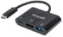 Imagen de MANHATTAN - CONVERTIDOR VIDEO USB-C A HDMI-H + USB3 + USBC