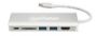 Imagen de MANHATTAN - CONVERTIDOR VIDEO USB-C A HDMI/RJ45/USB/USB-C PD/LECTOR  SD