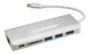 Imagen de MANHATTAN - CONVERTIDOR VIDEO USB-C A HDMI/RJ45/USB/USB-C PD/LECTOR  SD