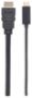 Imagen de MANHATTAN - CABLE USB-C V3.1, C-HDMI M 1.0M 4K, NEGRO