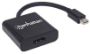 Imagen de MANHATTAN - ADAPTADOR DISPLAYPORT MINI M A HDMI H 4K@60HZ