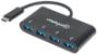 Imagen de MANHATTAN - HUB USB-C  4 PTOS A