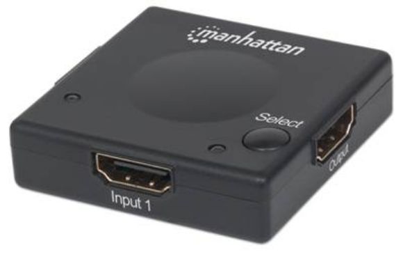 Imagen de MANHATTAN - SWITCH HDMI 1080P, 2 ENTRADAS : 1 SALIDA