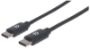Imagen de PAQ. C/3 - MANHATTAN - CABLE USB-C V2.0, C-C 1.0M NEGRO 480MBPS