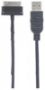 Imagen de PAQ. C/5 - MANHATTAN - CABLE USB V2.0 A-SAMSUNG 30 PINES  1.0M, NEGRO