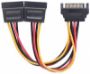 Imagen de PAQ. C/3 - MANHATTAN - CABLE CORRIENTE INT. HDD SATA 1M - 2H