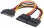 Imagen de PAQ. C/3 - MANHATTAN - CABLE CORRIENTE INT. HDD SATA 1M - 2H