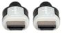 Imagen de MANHATTAN - CABLE HDMI 2.0 TEXTIL M-M 3.0M NEGRO/BLANCO