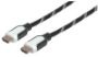 Imagen de MANHATTAN - CABLE HDMI 2.0 TEXTIL M-M 3.0M NEGRO/BLANCO