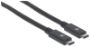 Imagen de MANHATTAN - CABLE USB-C V3.1, C-C 2.0M NEGRO
