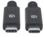 Imagen de MANHATTAN - CABLE USB-C V3.1, C-C 2.0M NEGRO