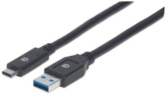 Imagen de MANHATTAN - CABLE USB-C V3.1, C-A 3.0M NEGRO
