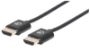 Imagen de MANHATTAN - CABLE HDMI 2.0 ULTRADELGADO M-M 1.8M BL