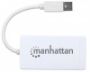 Imagen de MANHATTAN - TARJETA RED GB USB V3.0 + HUB 3 PTOS MH