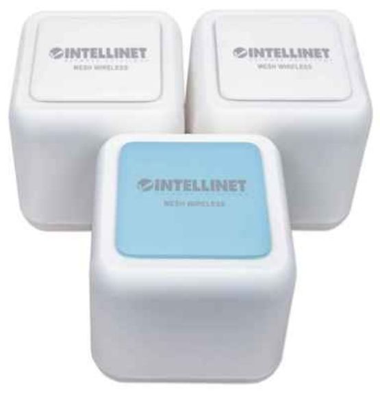 Imagen de INTELLINET - MESH INALAMBRICO, ROUTER + 2 REPETIDORES AC1200