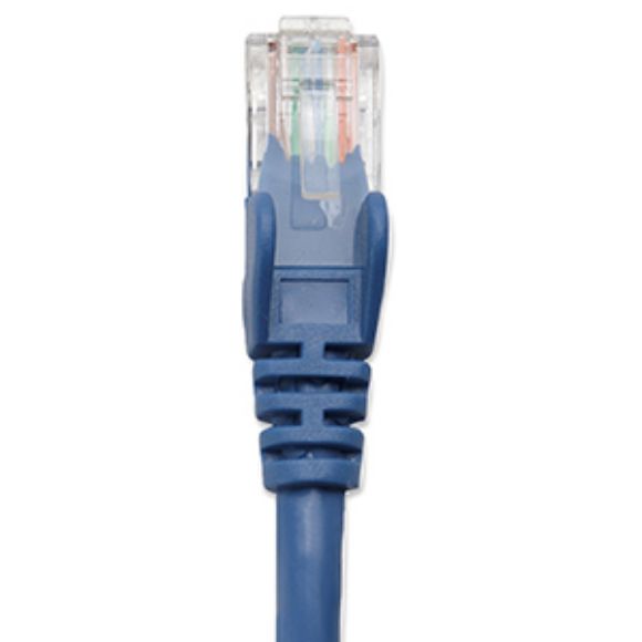 Imagen de PAQ. C/10 - IC - CABLE DE RED PATCH CAT6 RJ45 0.5M AZUL