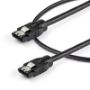 Imagen de PAQ. C/2 - STARTECH - CABLE SATA REDONDO DE 0.6M CONECTORES CON CIERRE-6GBS