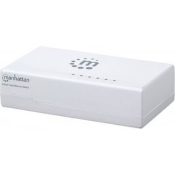 Imagen de PAQ. C/2 - IC - SWITCH 5 PUERTOSFAST ETHERNET 10/100 ESCRITORIO BLANCO